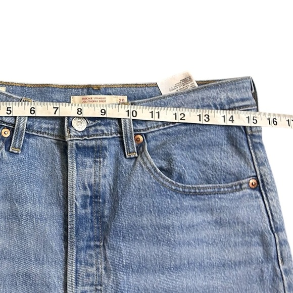 Levi's Women's Ribcage Straight Ankle Jeans- Size 29 - Picture 13 of 15